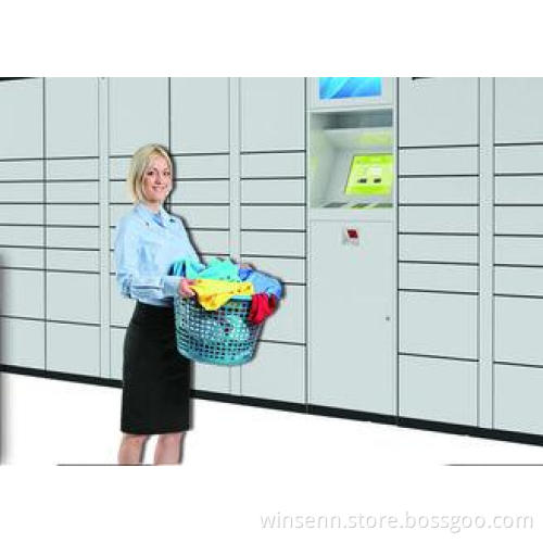 Semi Outdoor Smart IC Card Reader The Cleaning Locker For C